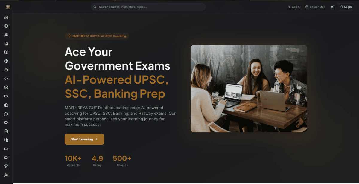 UPSC & Banking Prep platform