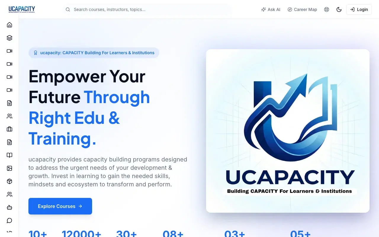 Ucapacity, a live academy running on Euron Systems