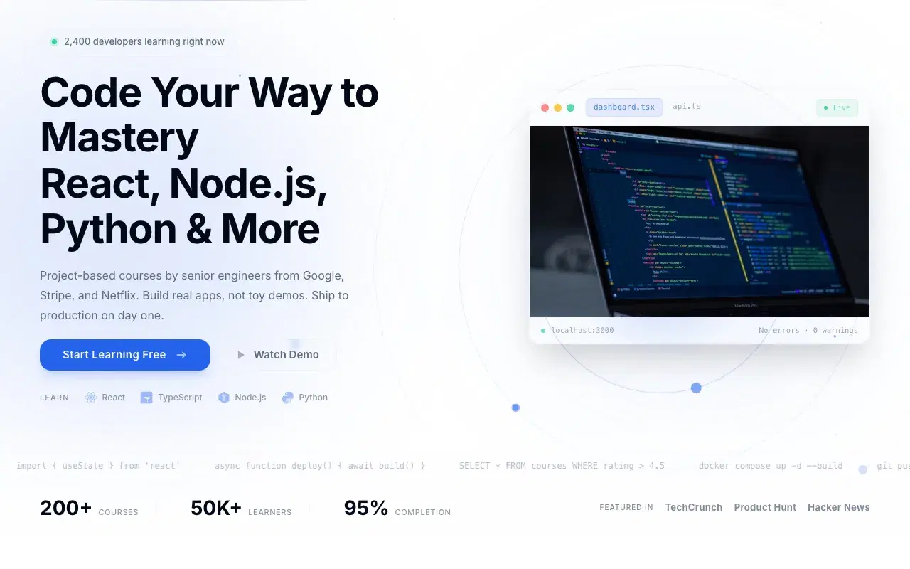Code and Technology template preview