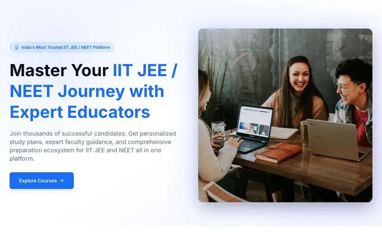 IIT JEE and NEET template preview