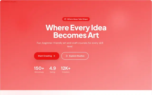 Creative Studio academy design