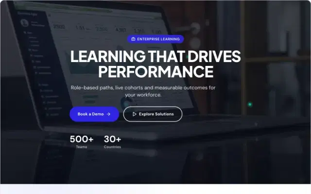 Corporate Pro academy design