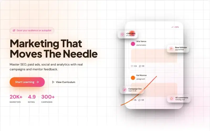 Digital Marketing template preview