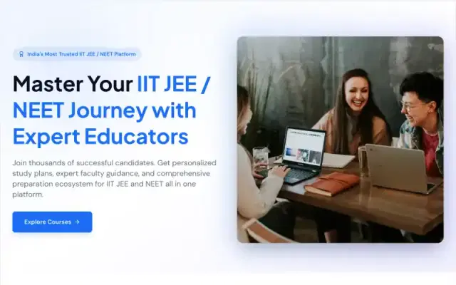 IIT JEE and NEET academy design