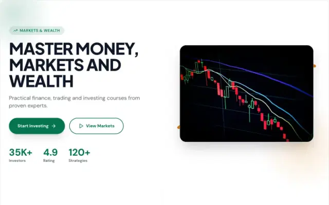 Finance & Trading academy design