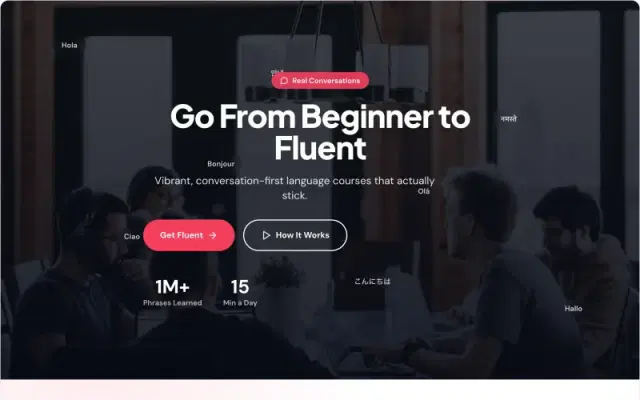Speak Fluently academy design
