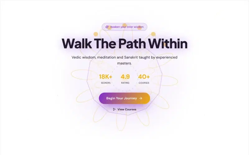 Spirituality & Vedic template preview