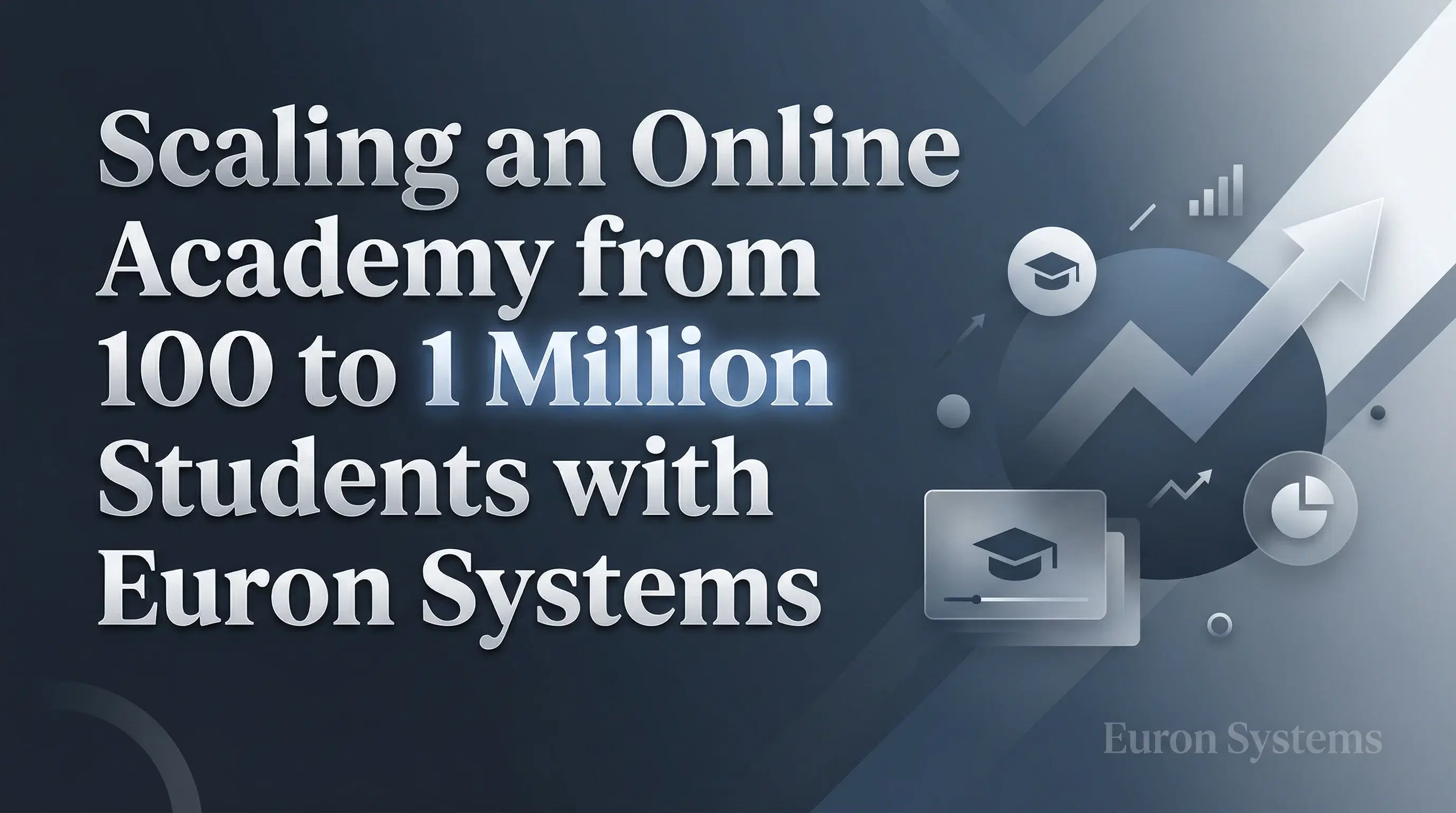 scaling online academy from 100 to 1 million students using LMS platform