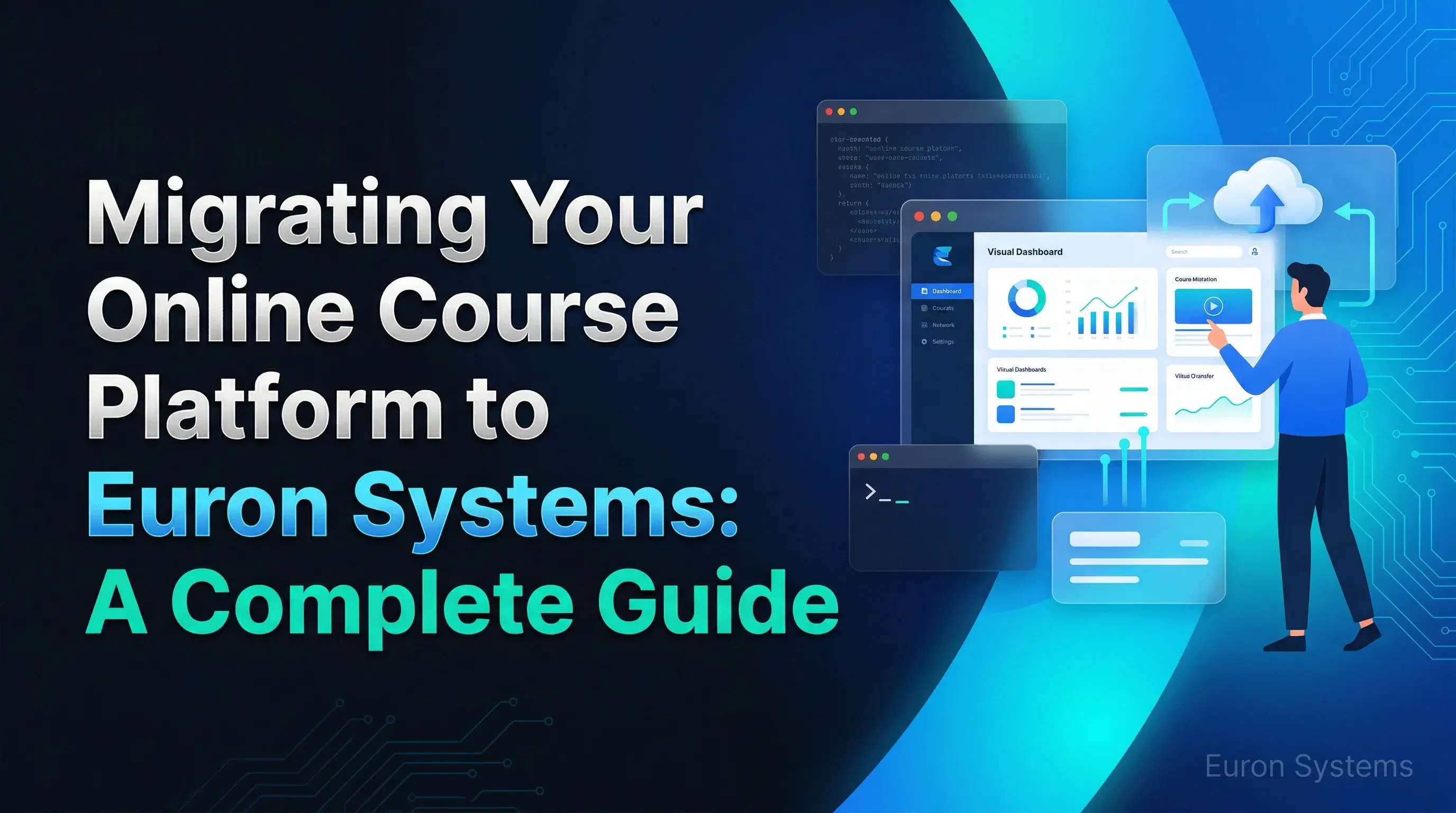 online course platform migration to Euron Systems dashboard