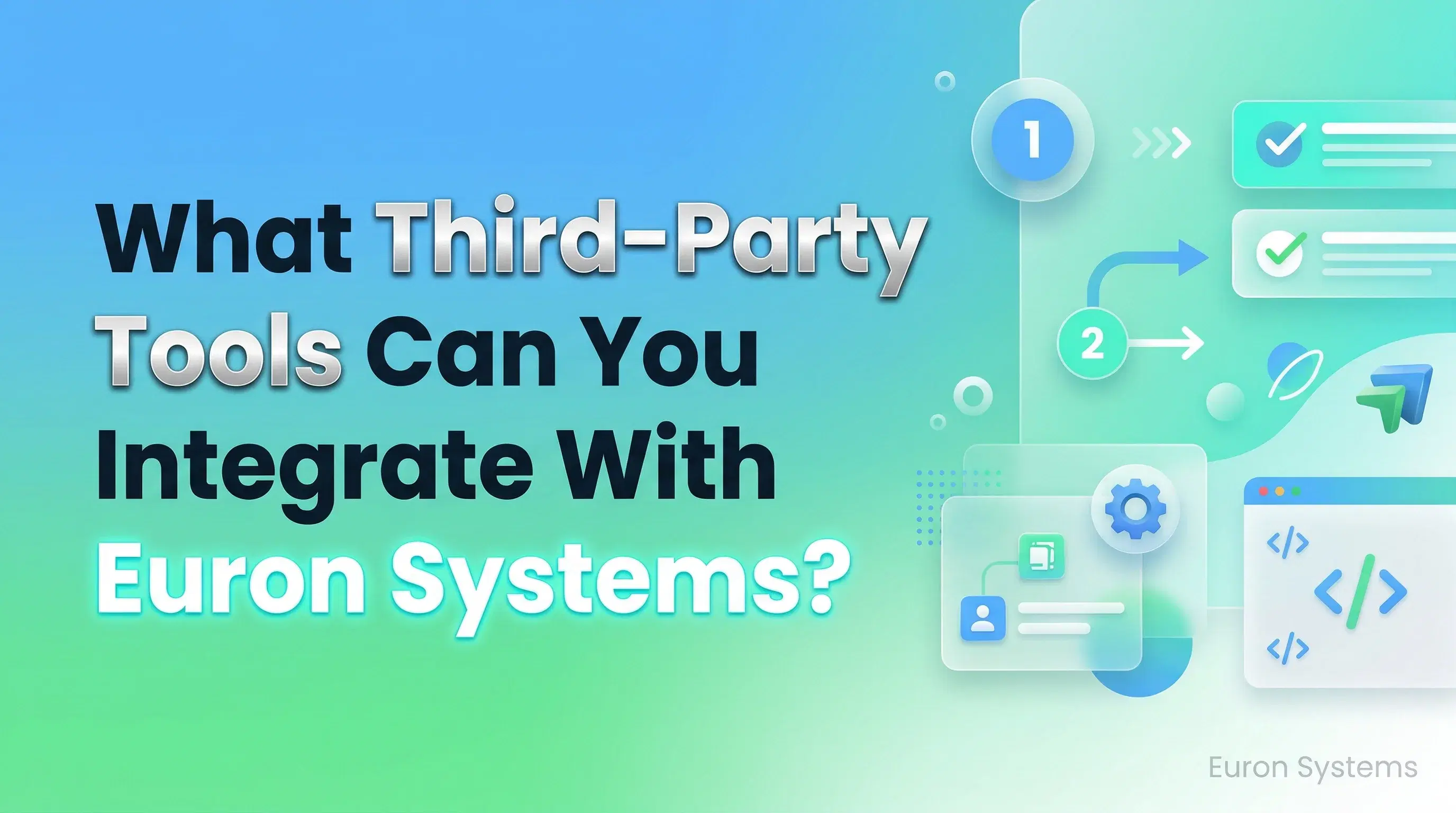 Euron Systems integrations with payment CRM email and analytics tools