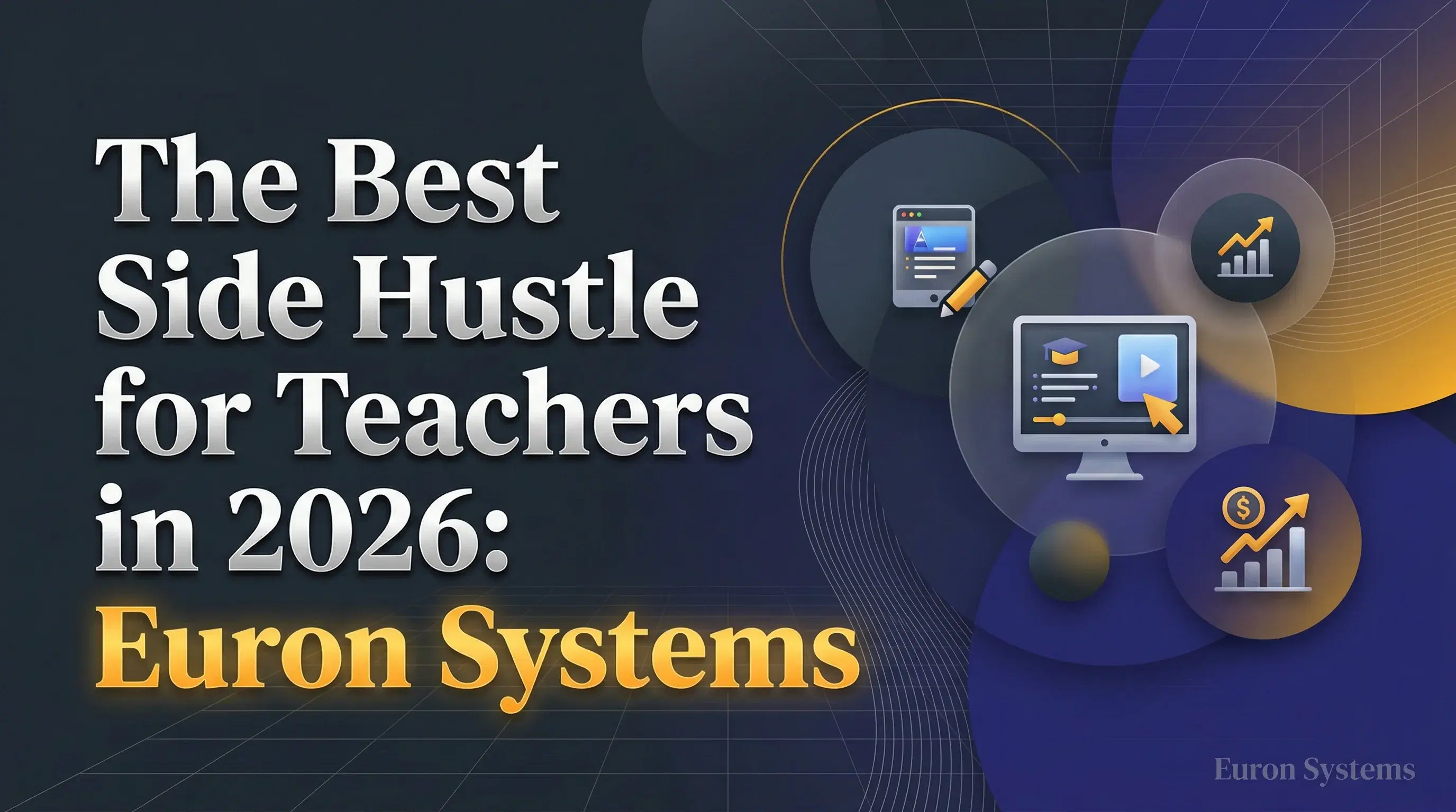 teacher earning online income through course platform Euron Systems