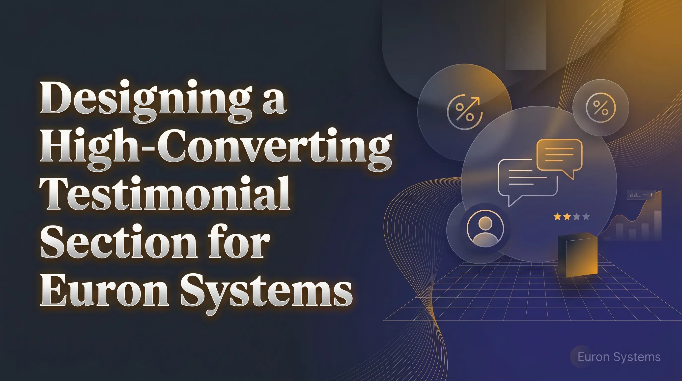 testimonial section on Euron Systems page showing student success stories and results to boost conversions