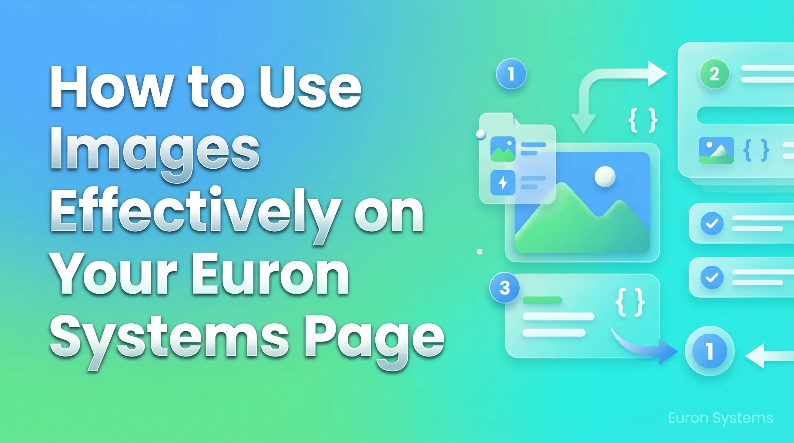 effective use of images on Euron Systems page to improve engagement and conversions