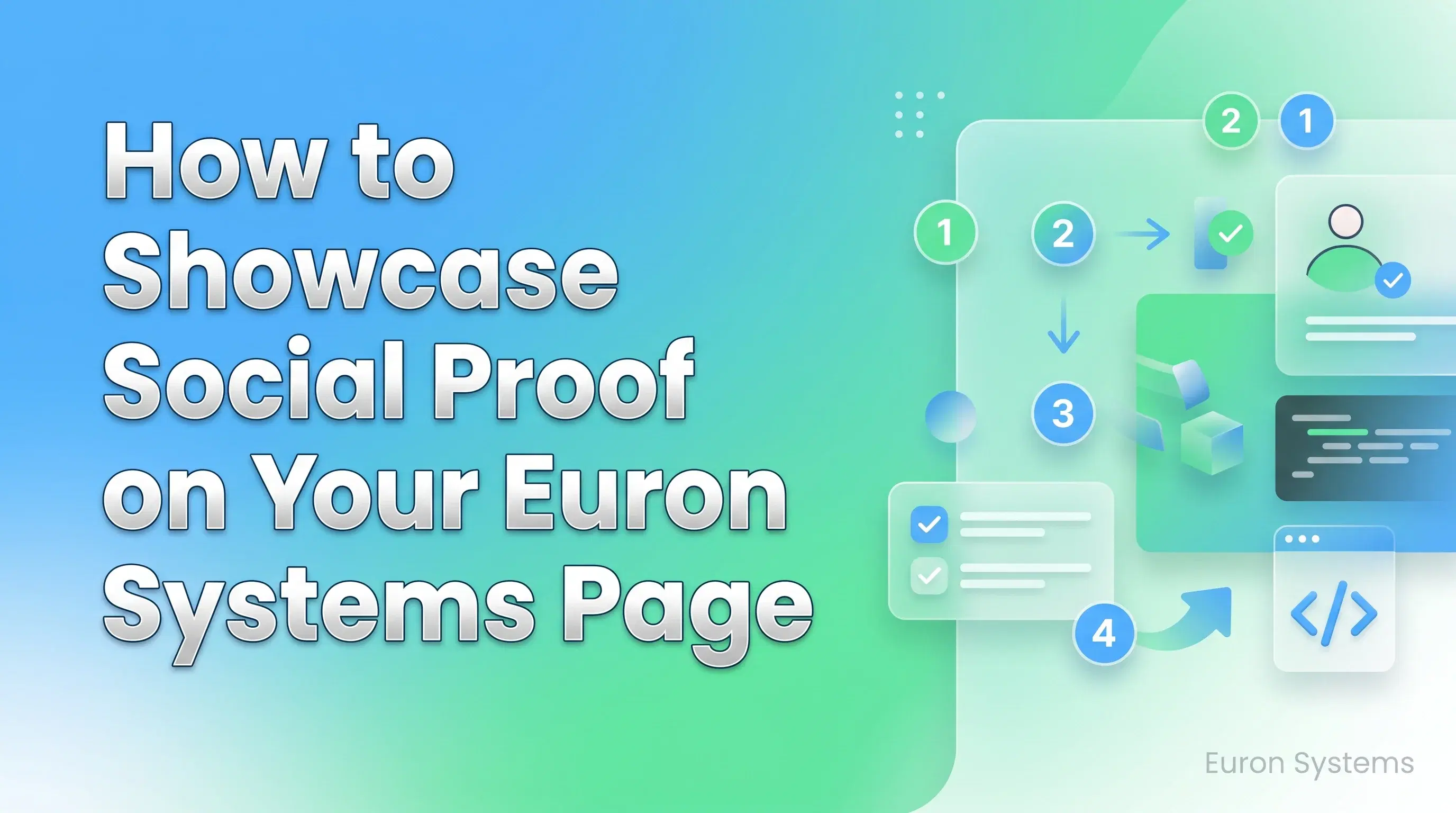social proof elements like reviews testimonials and ratings on Euron Systems page to boost trust and conversions