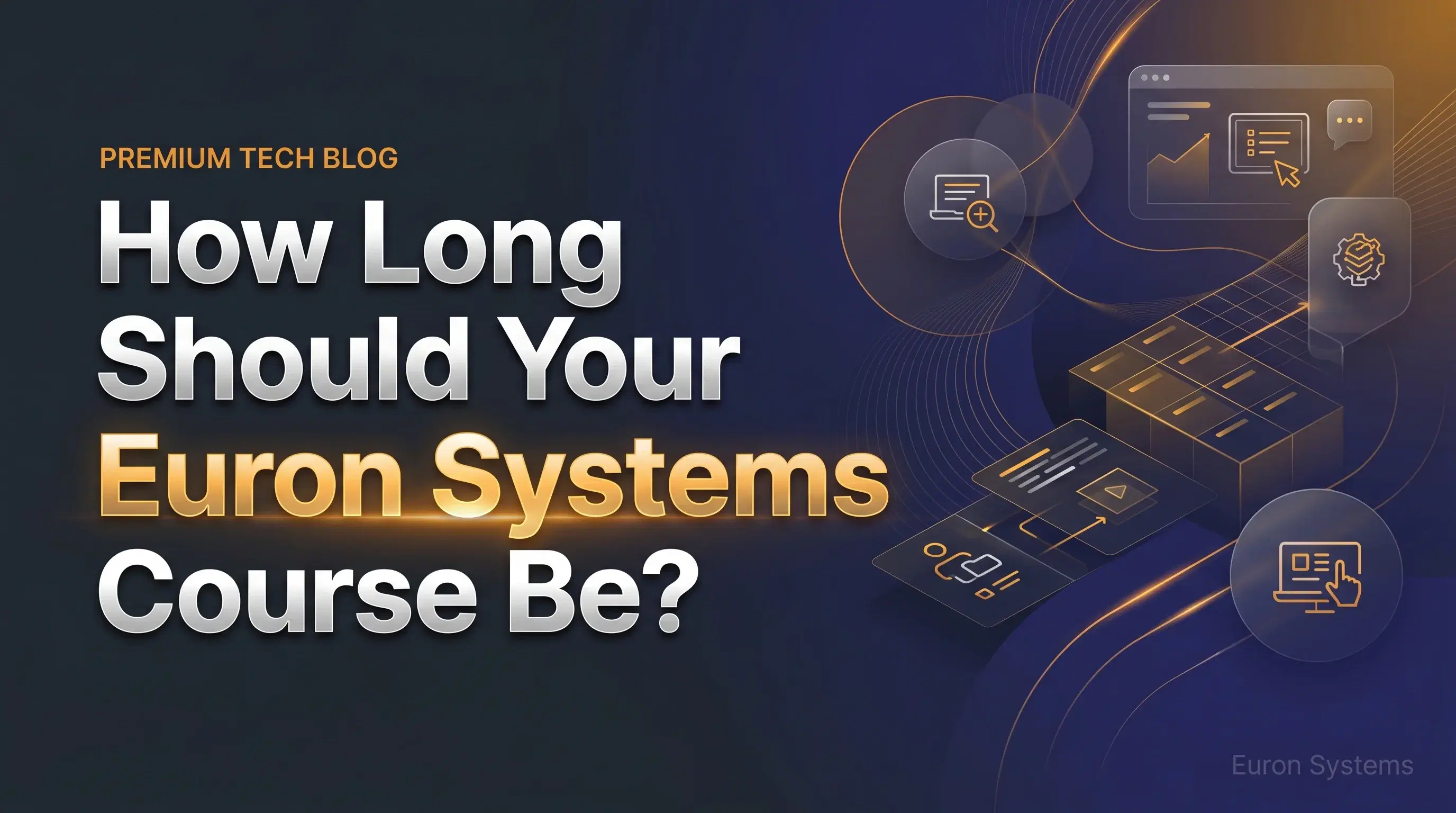 educator deciding ideal course length on Euron Systems for better engagement and learning outcomes