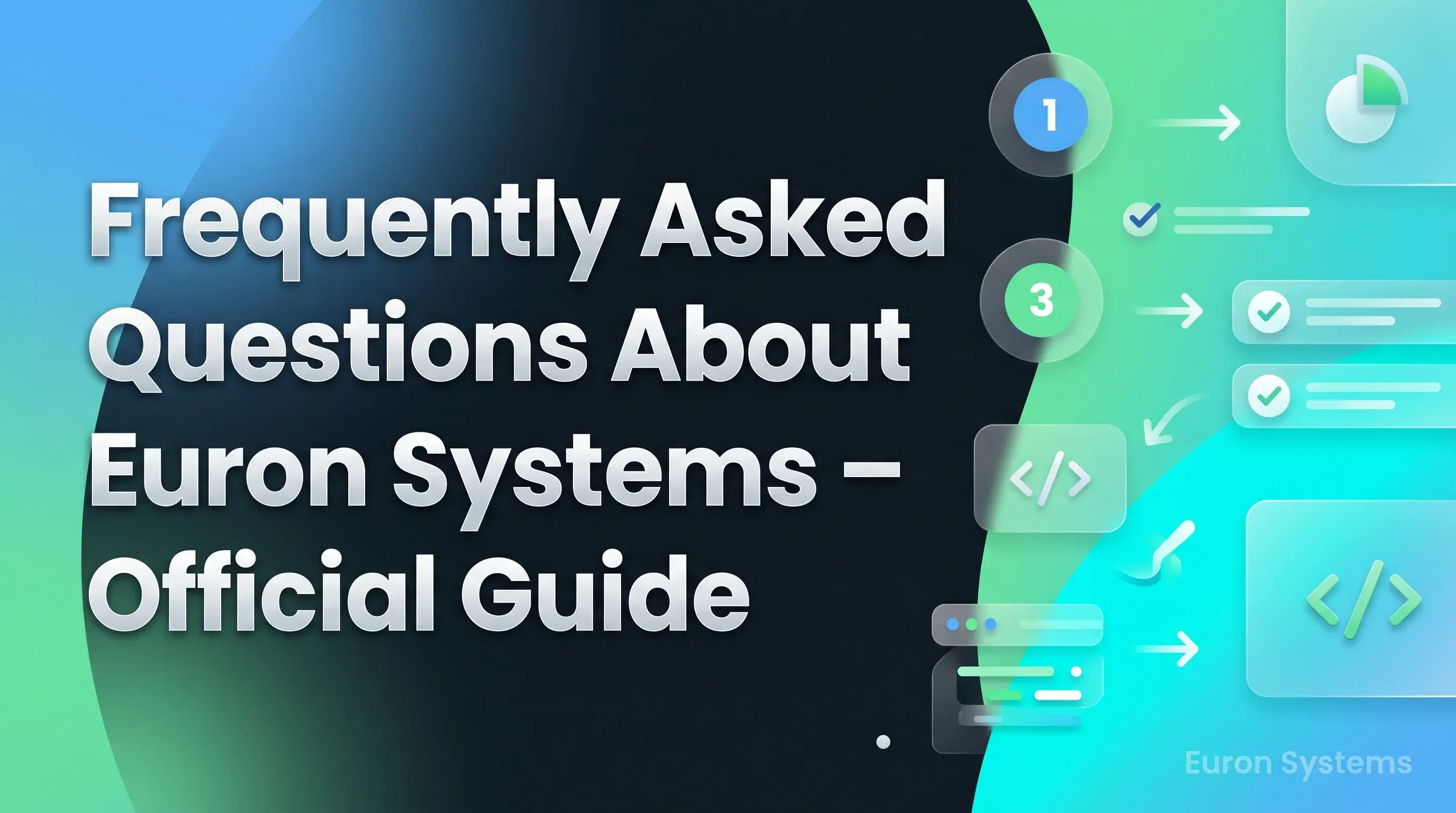 Euron Systems FAQ guide explaining platform features setup and usage for educators