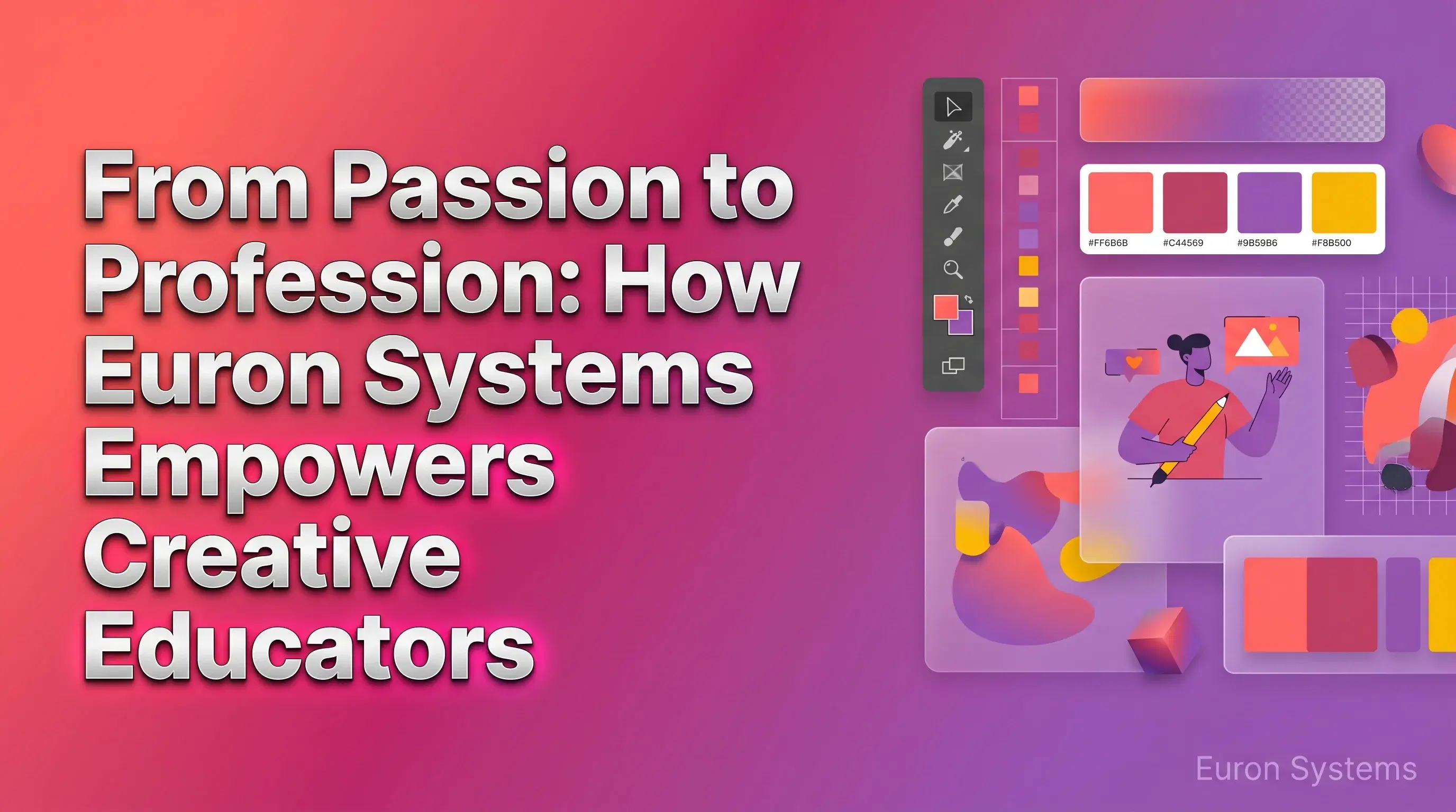 creative educator turning passion into profession by selling online courses using Euron Systems platform