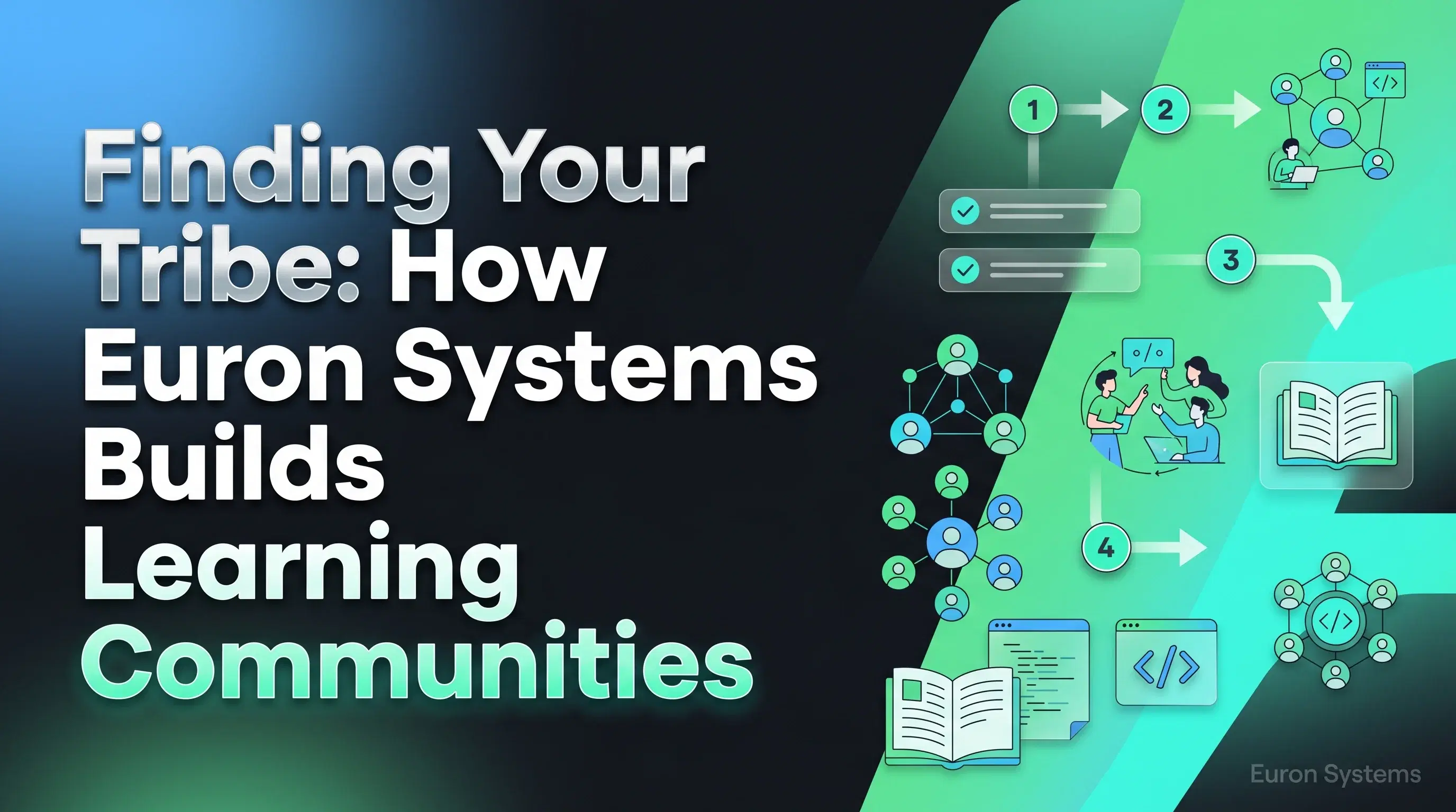 online learning community on Euron Systems showing students interacting collaborating and engaging in courses