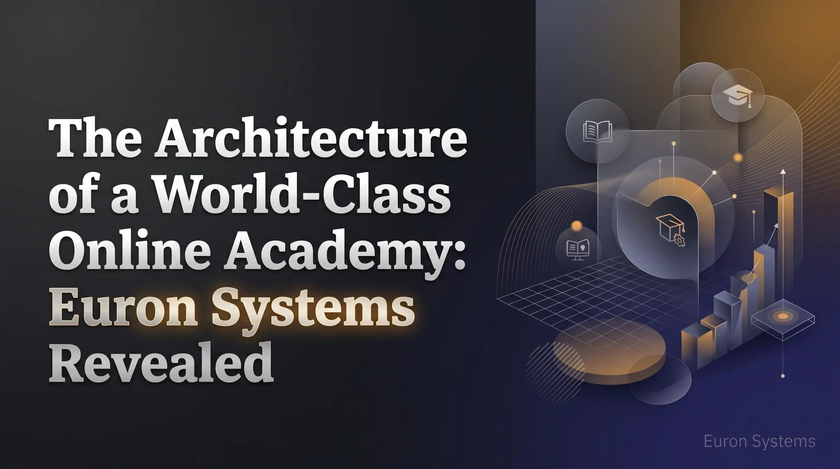 world class online academy architecture on Euron Systems showing structure features and scalable learning system