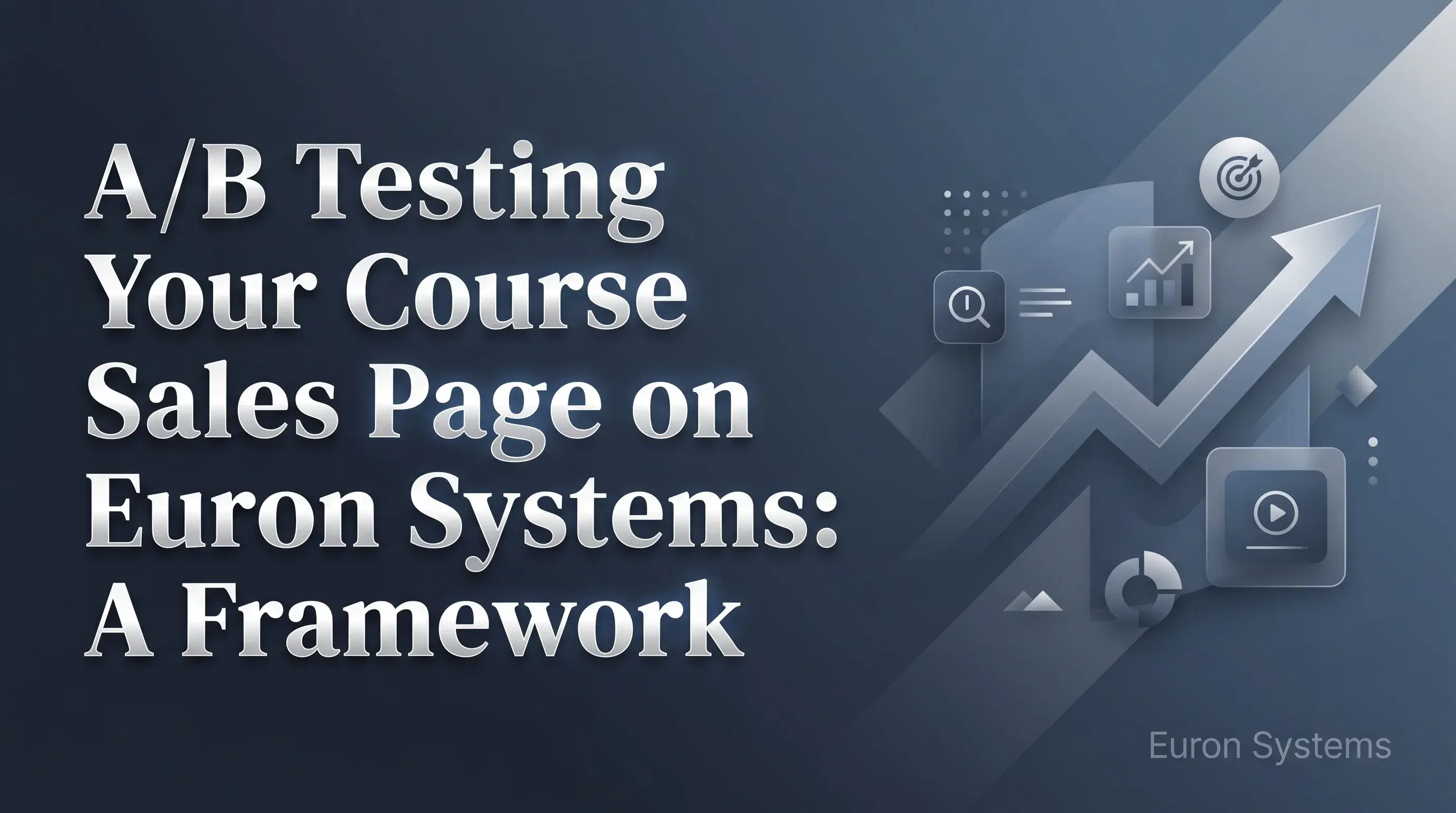 A/B testing on Euron Systems sales page comparing different versions to improve conversions and revenue