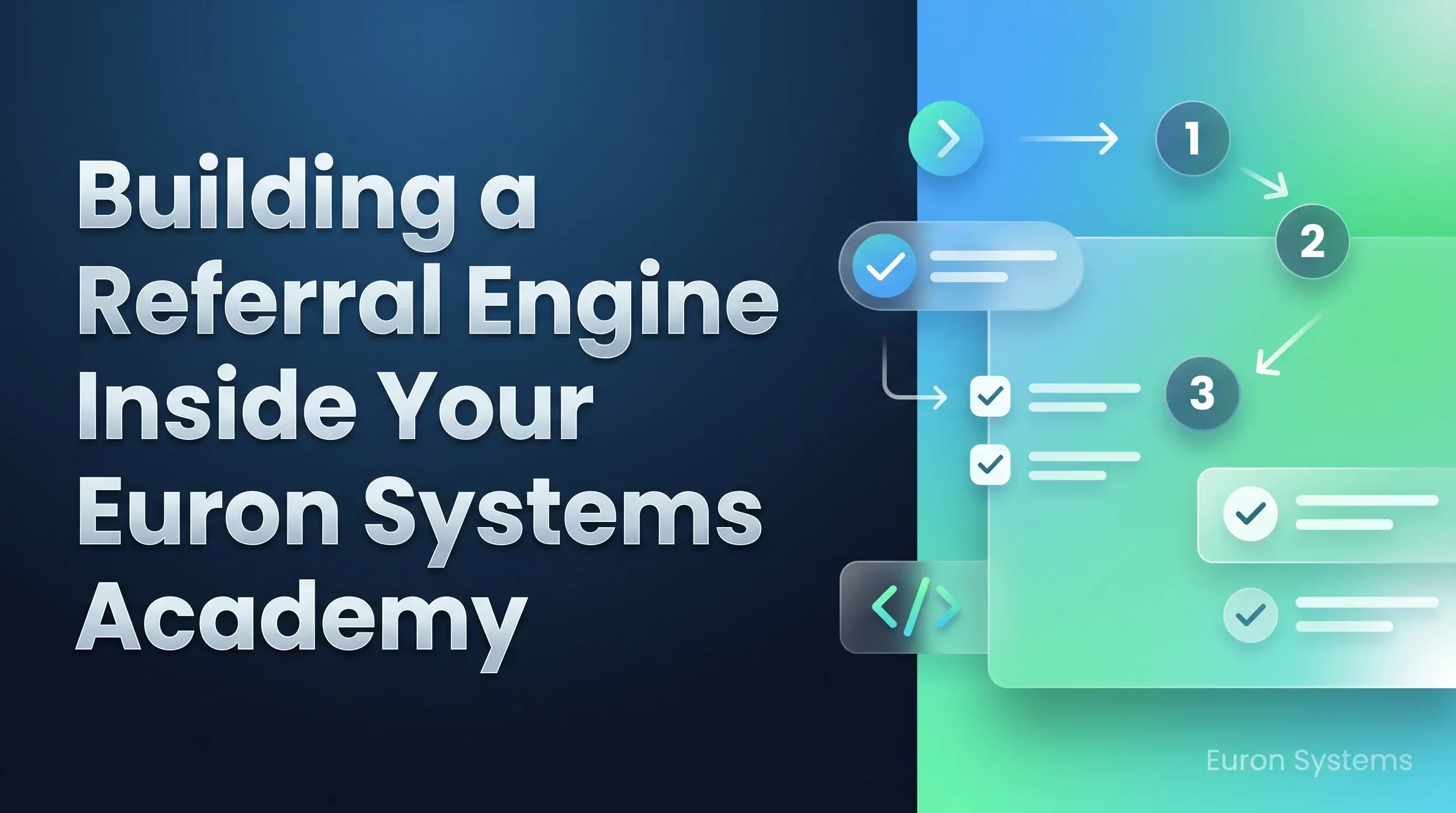 referral engine in Euron Systems academy showing invite system and student driven growth strategy