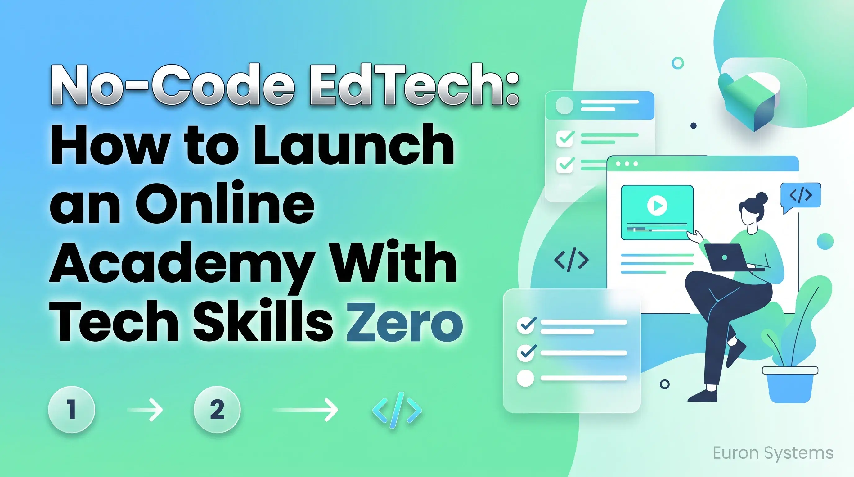 no code edtech platform Euron Systems enabling educators to launch online academy without technical skills