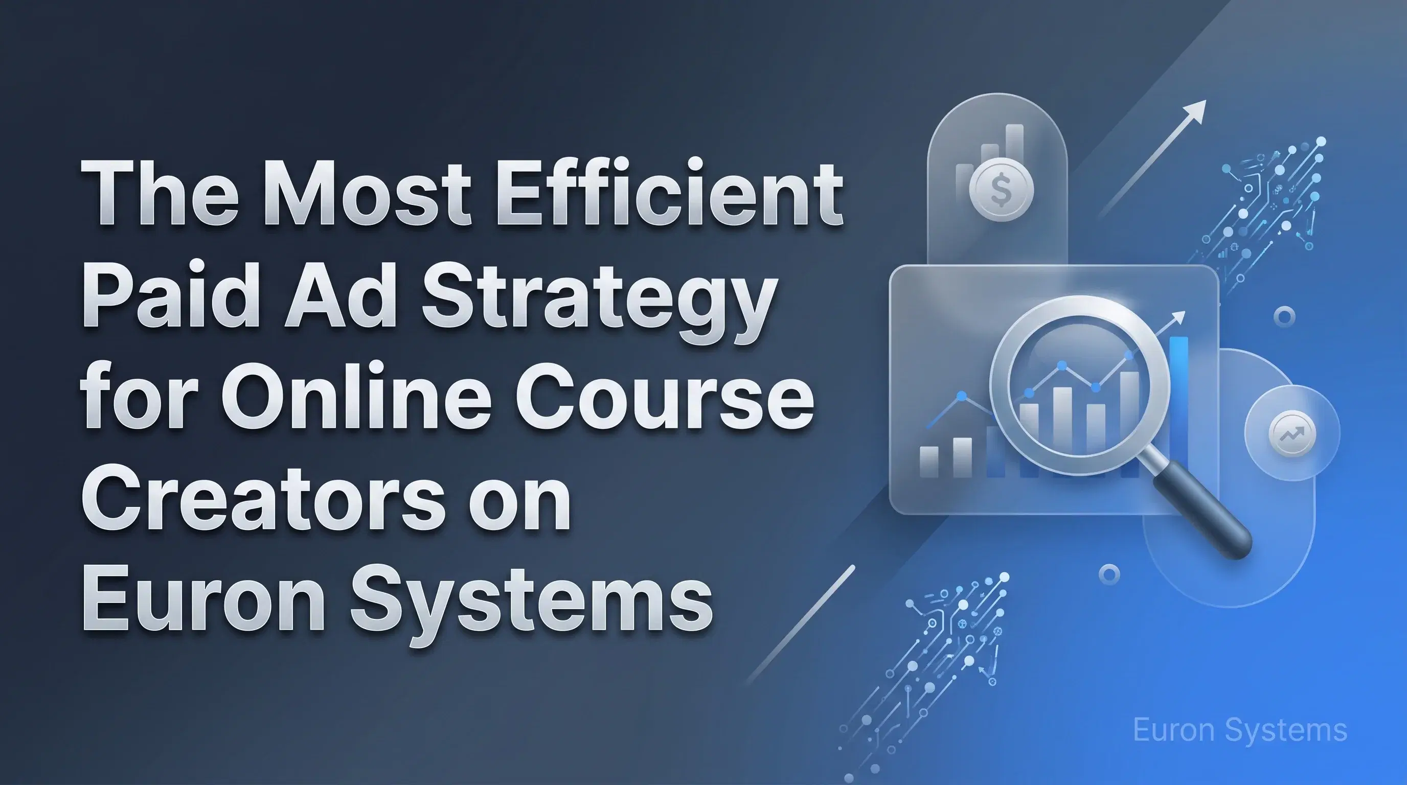 paid advertising strategy for Euron Systems academy showing lead generation conversion and ROI optimization