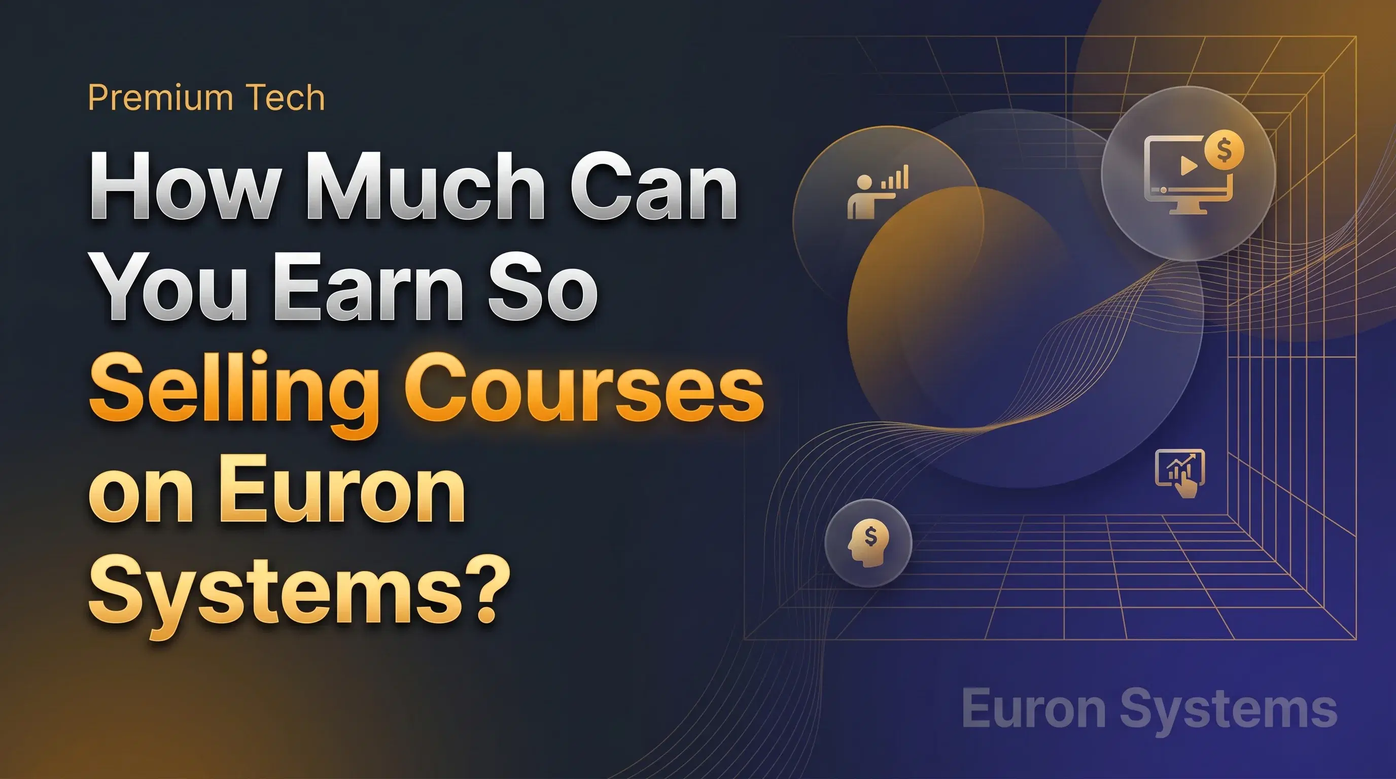 online course earnings on Euron Systems showing income growth from beginner to advanced levels