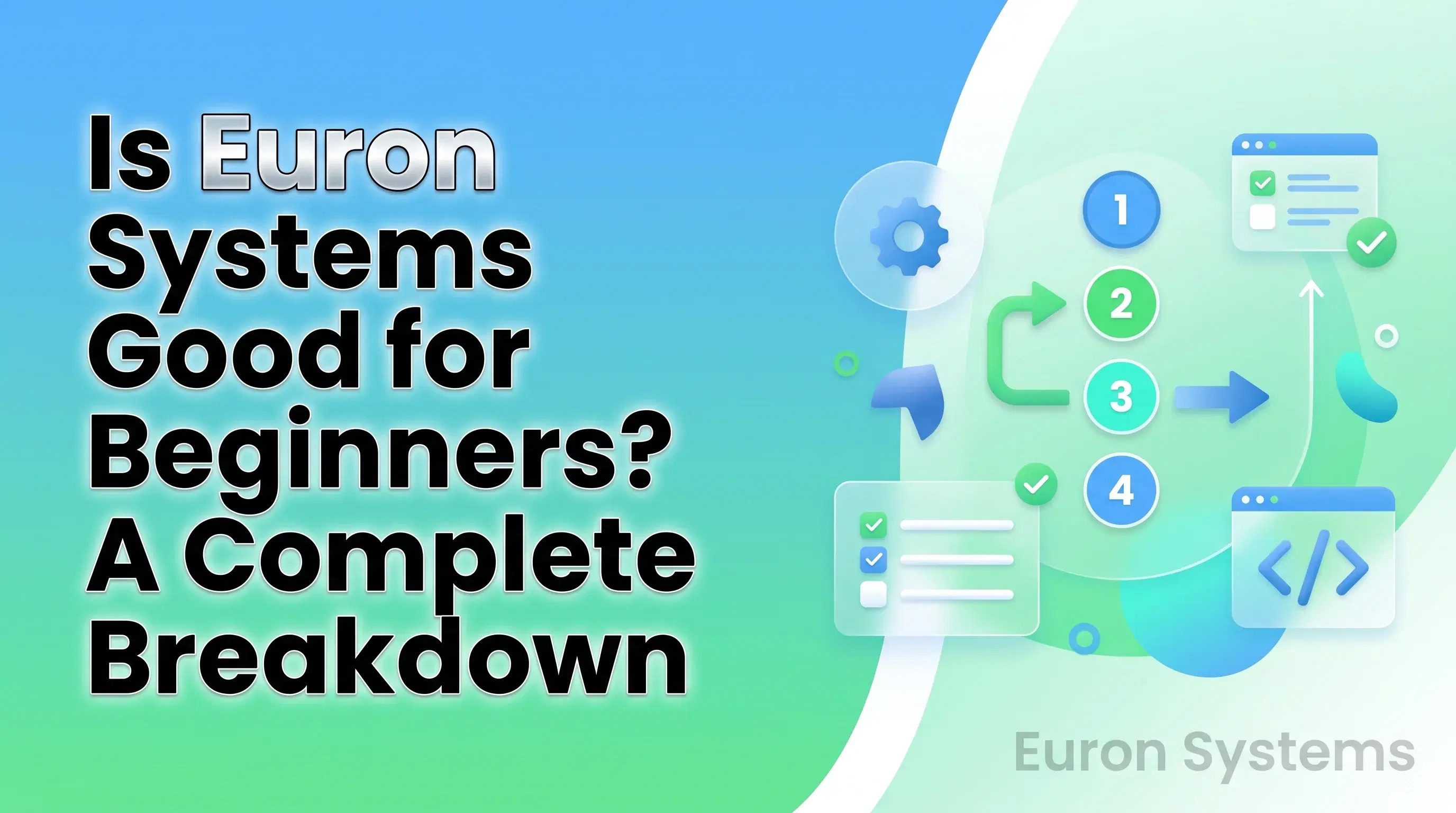 beginner using Euron Systems platform to create courses and manage online academy easily