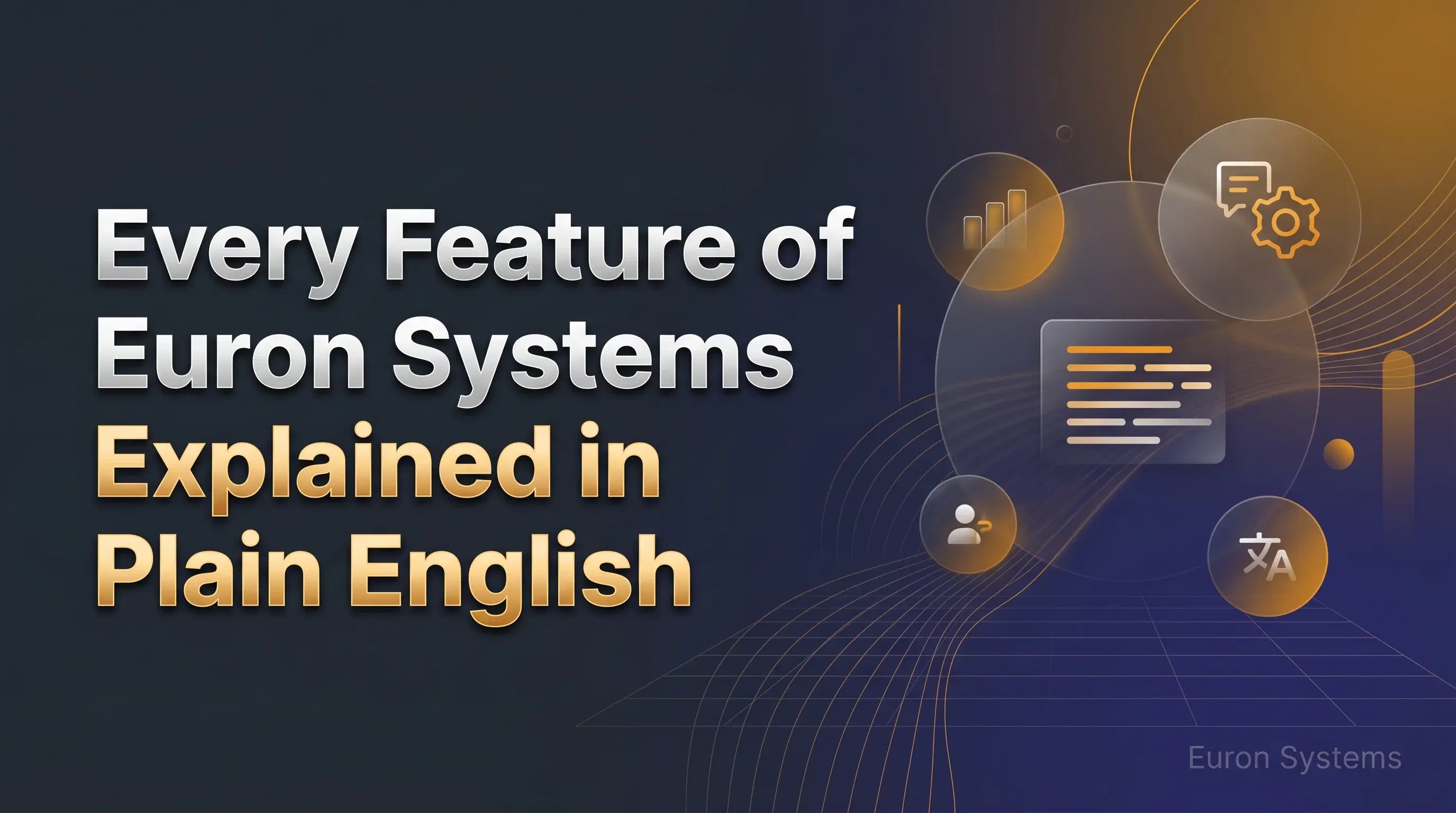 Euron Systems features explained in simple terms showing courses payments analytics and learning tools